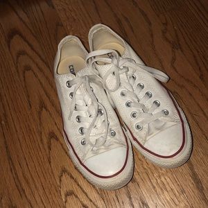 White Low Top Converse
